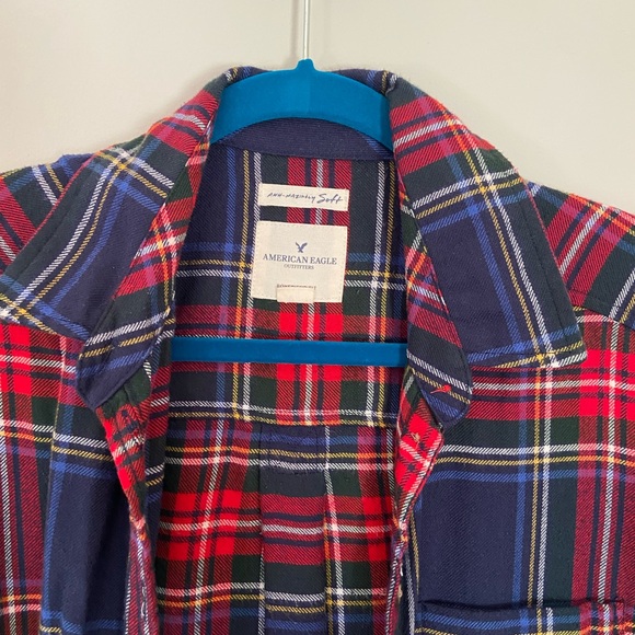 AE Women’s Plaid Flannel - Picture 4 of 4